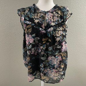 Lauren Conrad Floral Blouse